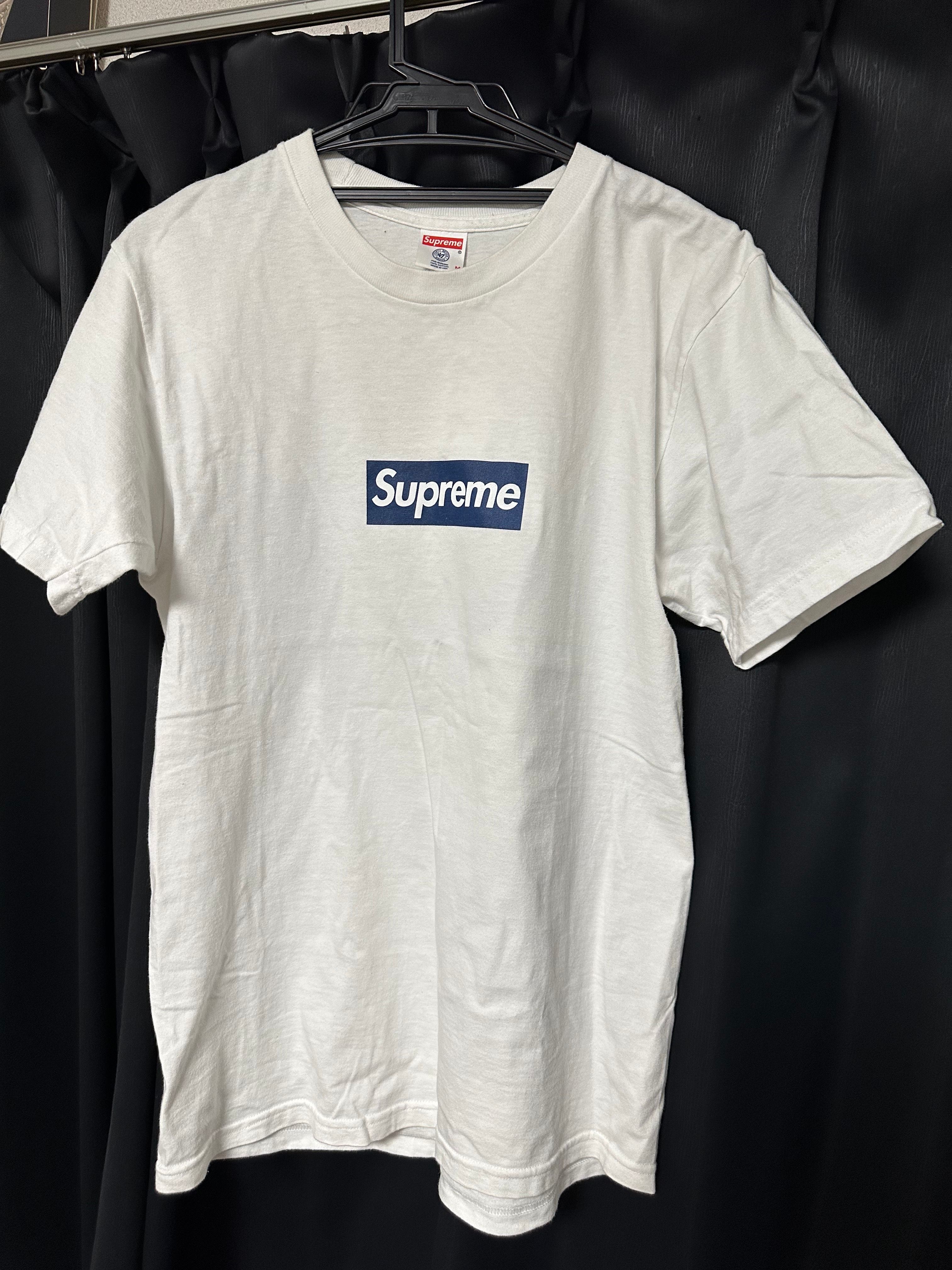 Supreme New York Yankees Box Logo Tee "White"
