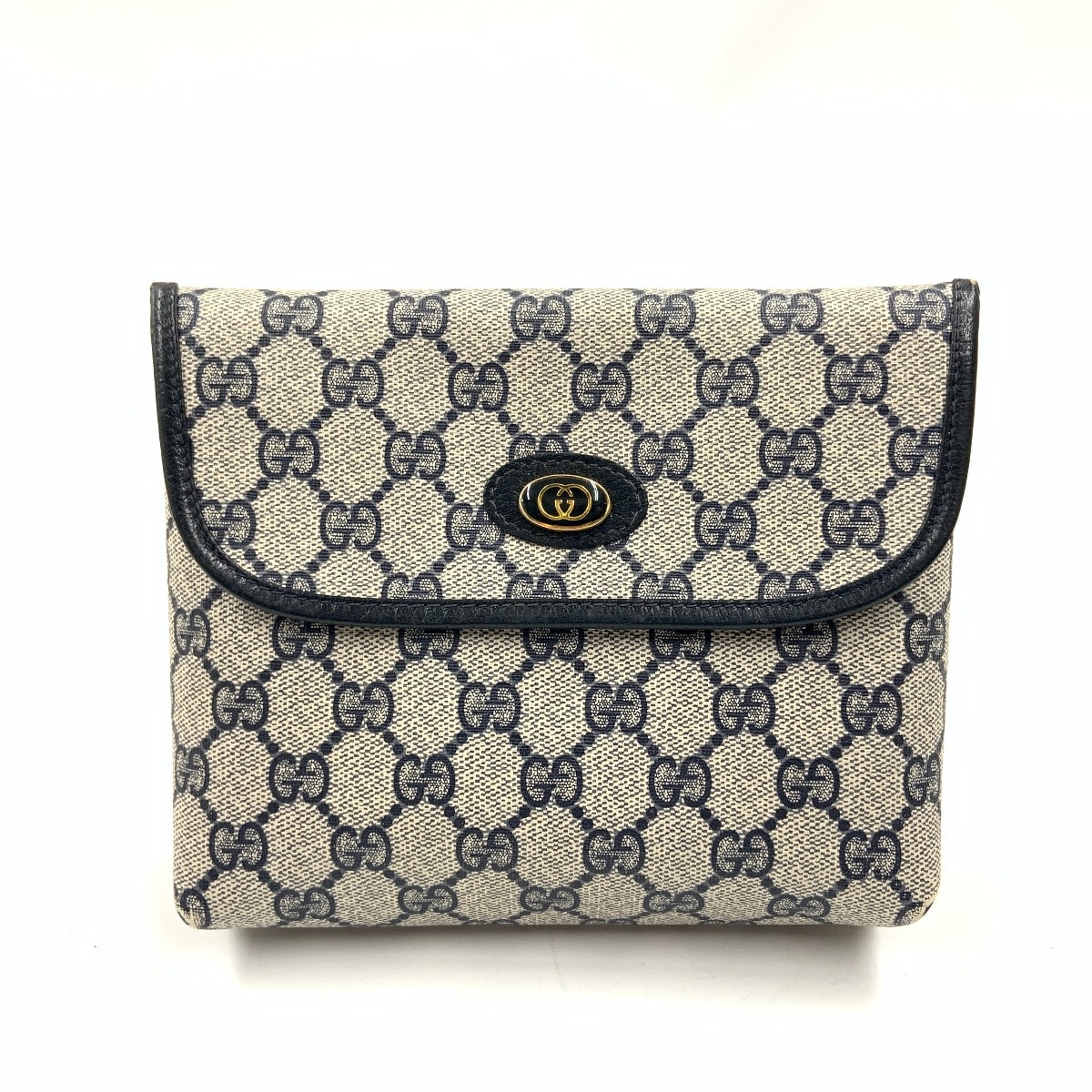 GUCCI グッチ GGスプリーム アクセサリーポーチ ポーチ 68 039 4494 ネイビー