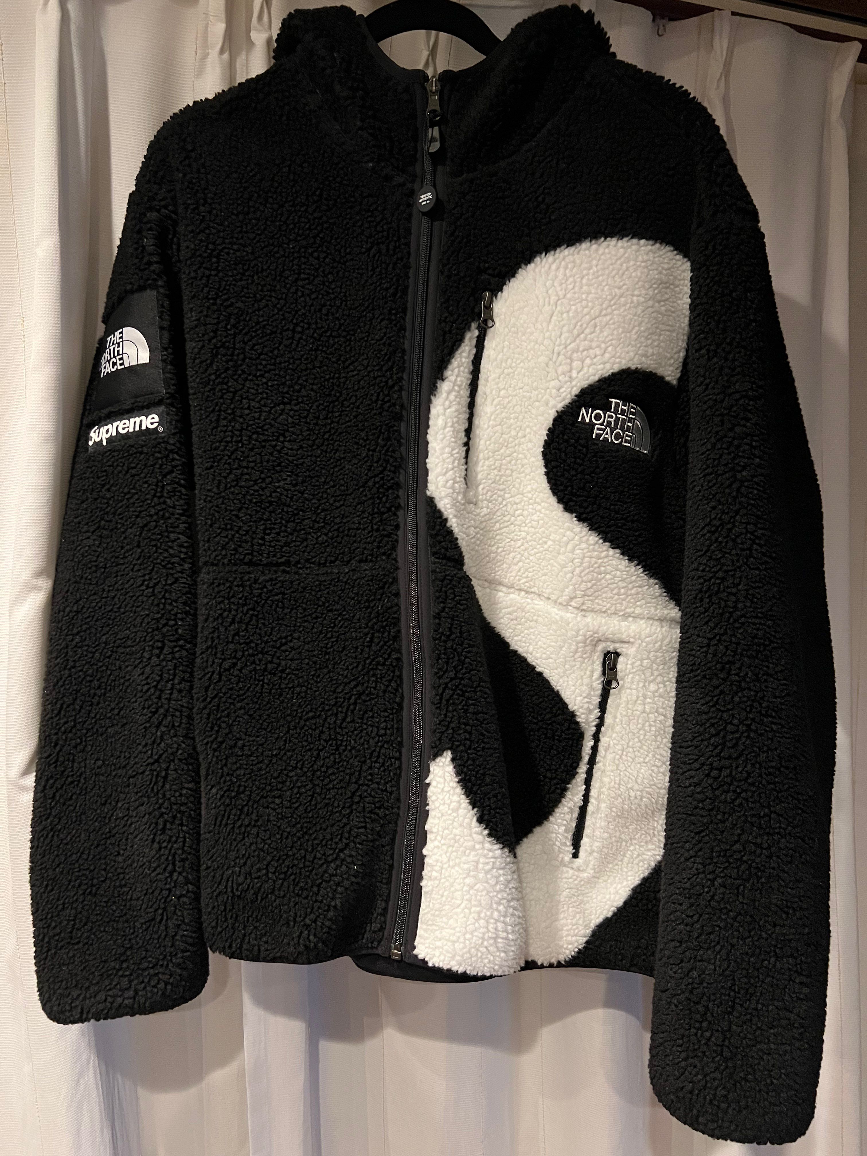 Supreme x The North Face S Logo Hooded Fleece Jacket "Black"