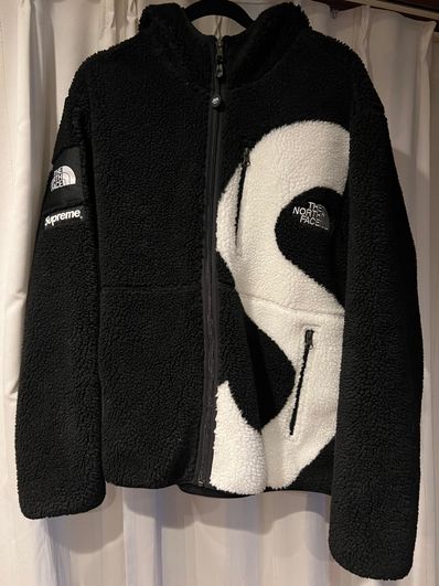 Supreme x The North Face S Logo Hooded Fleece Jacket "Black"