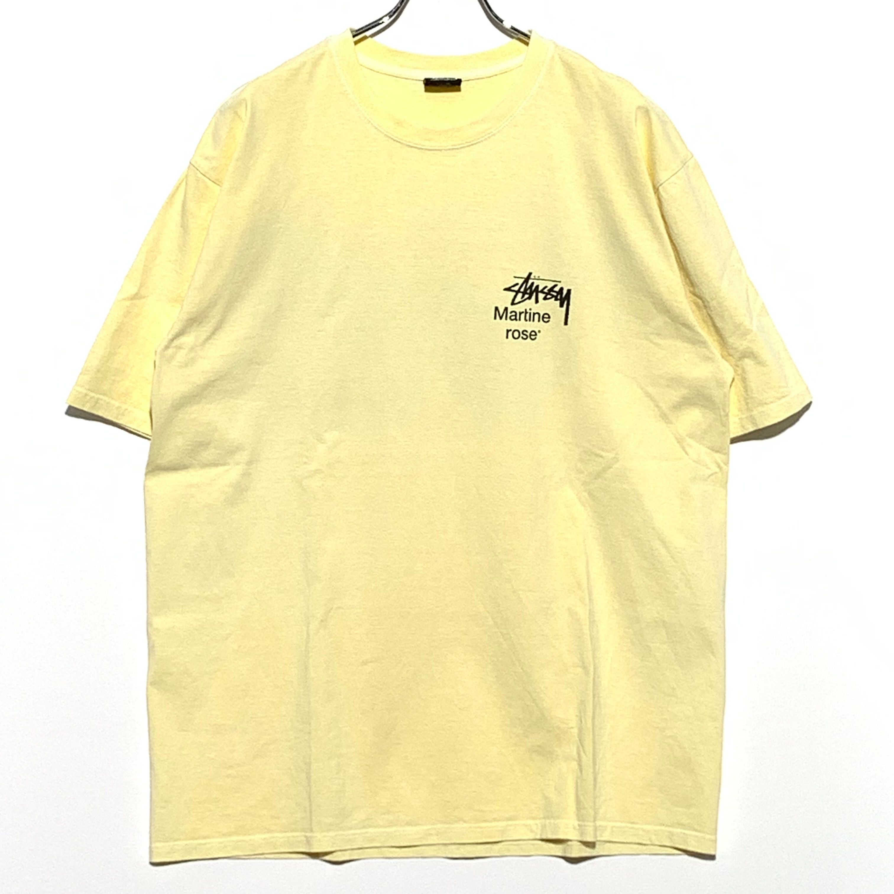 Stussy x Martine Rose Collage Pigment Dyed Tee "Lemon"