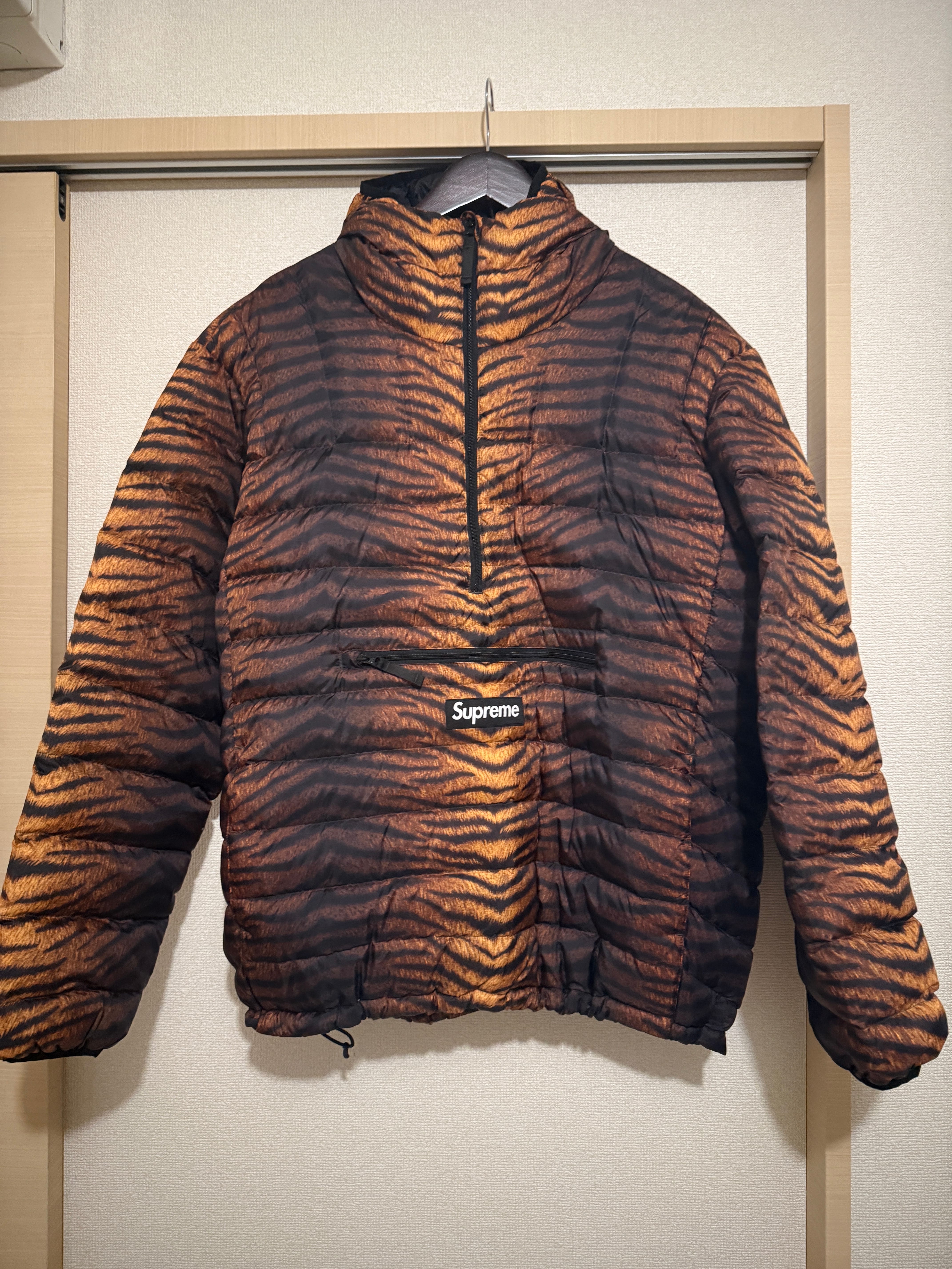 Supreme Micro Down Half Zip Hooded Pullover 
