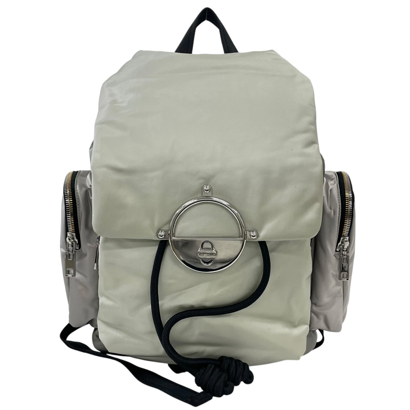 美品 DIESEL ディーゼル リュック・デイパック ナイロン グレー レディース【中古】