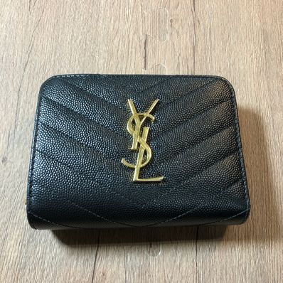 サンローラン モノグラム コンパクト ジップアラウンド ウォレット