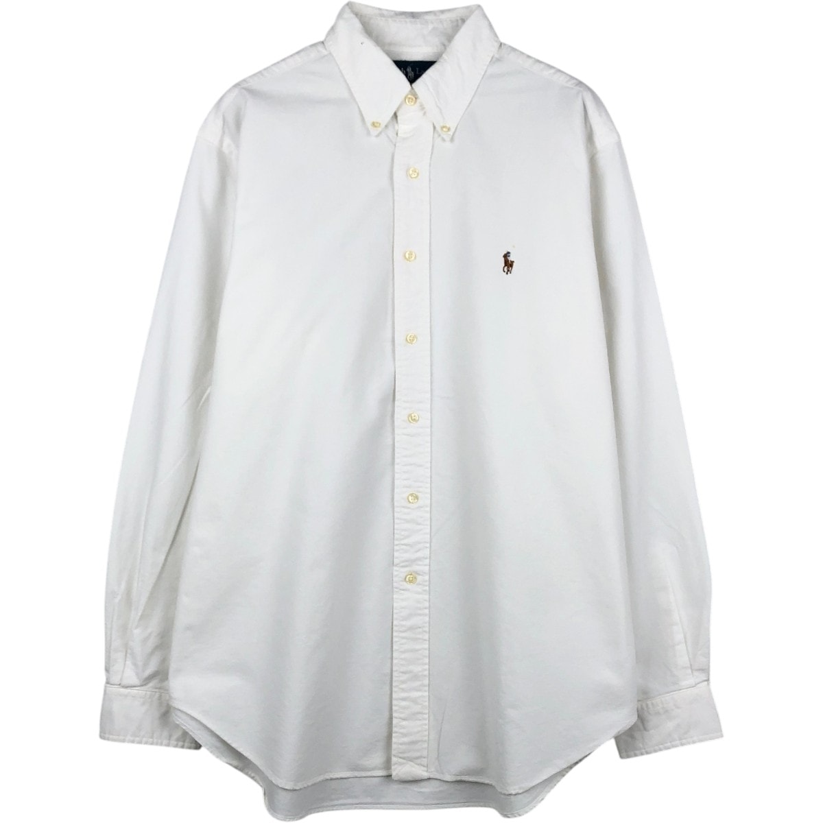 古着 ラルフローレン Ralph Lauren CLASSIC FIT 長袖 ボタンダウンシャツ メンズL相当/eaa676428