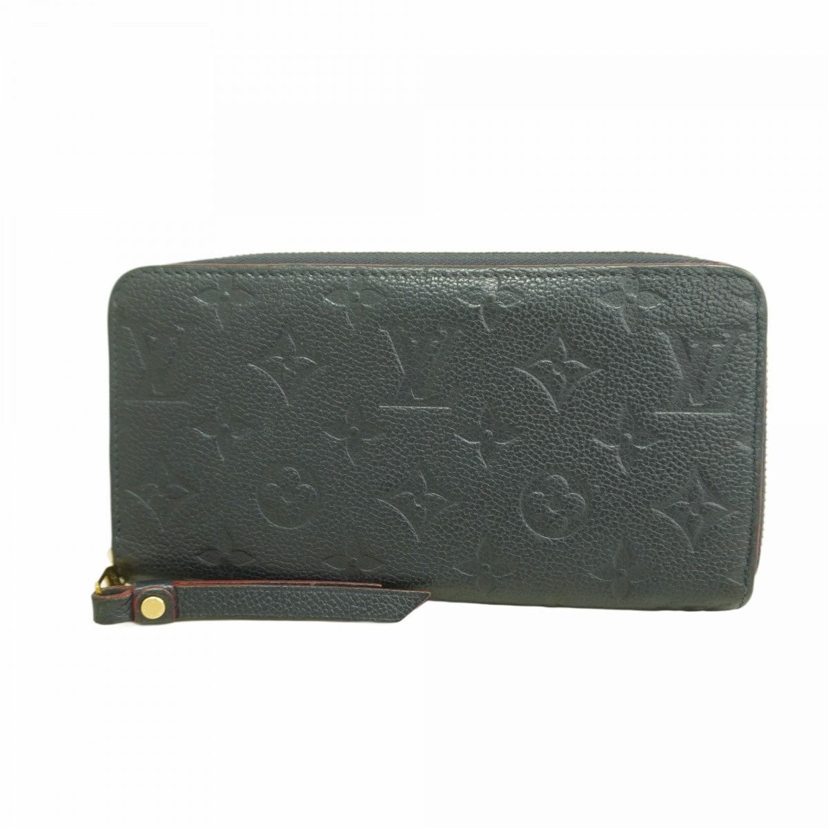 【6dd5175】ルイヴィトン 長財布 モノグラム・アンプラント ジッピーウォレット M62121 マリーヌルージュ【中古】レディース