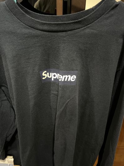 Supreme Box Logo L/S Tee "Navy"