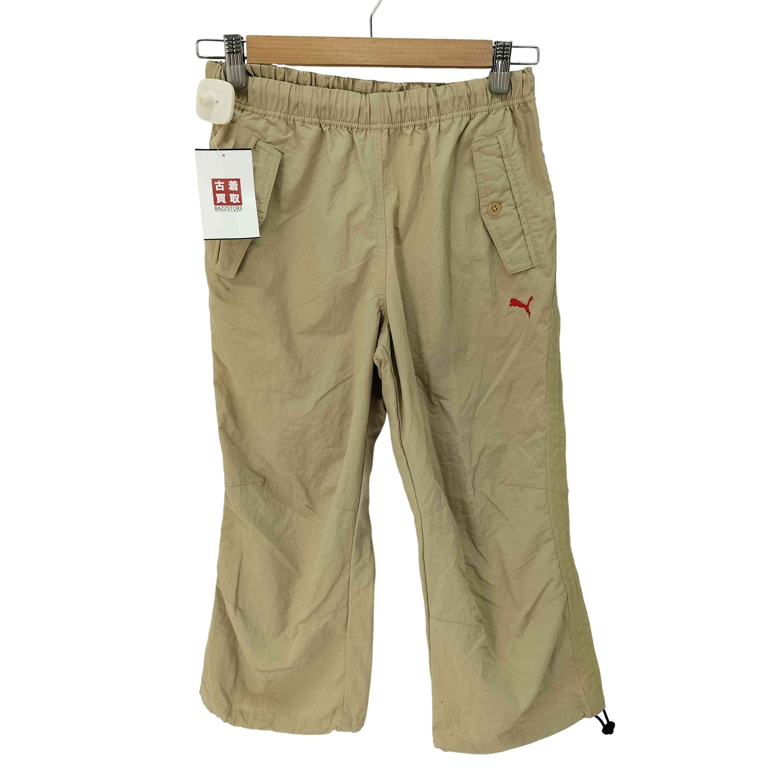 サイドライン ナイロン クロップド パンツ ドローコード【1142327737166】