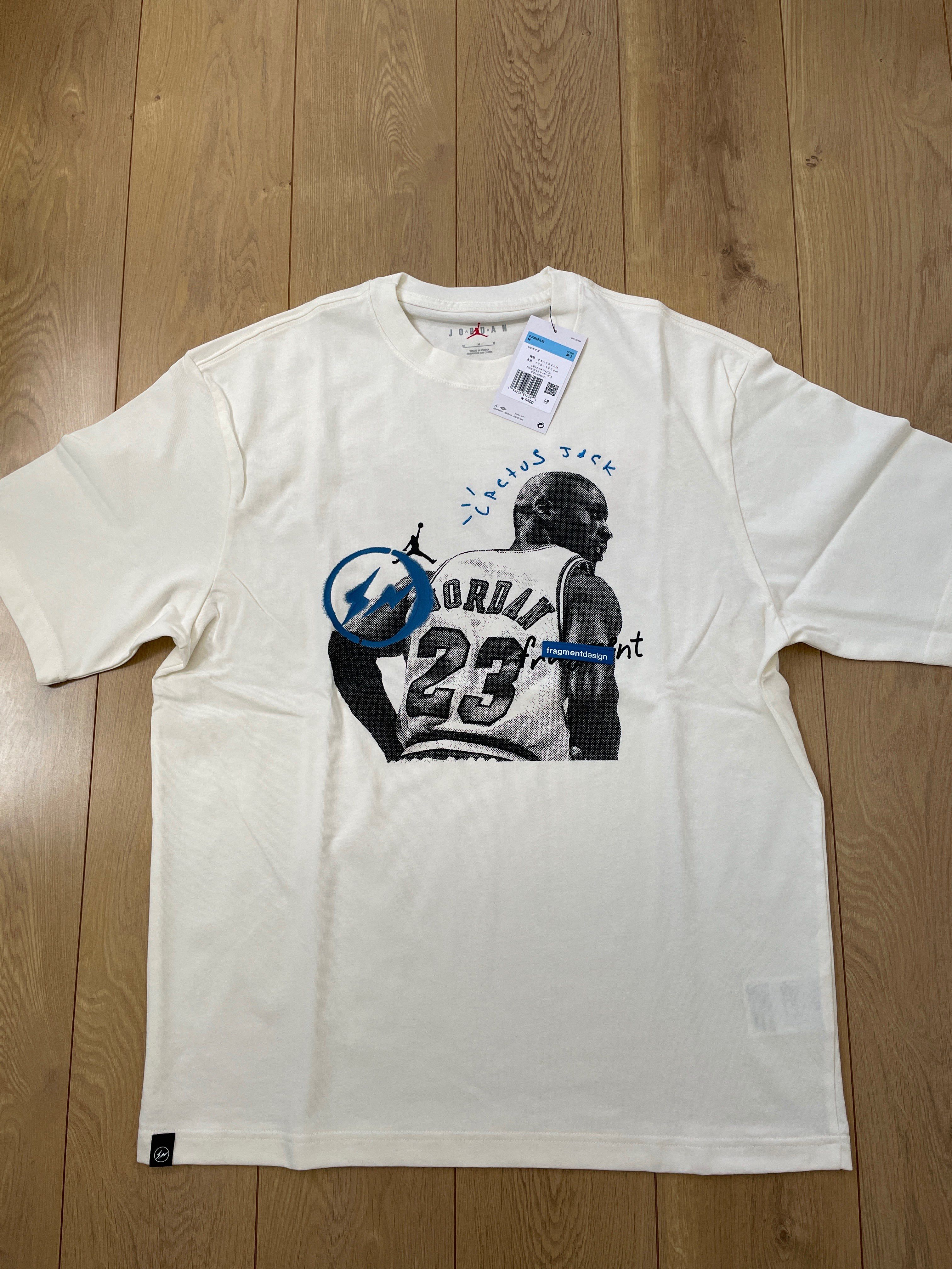 Air Jordan Travis Scott Fragment Tee "White"