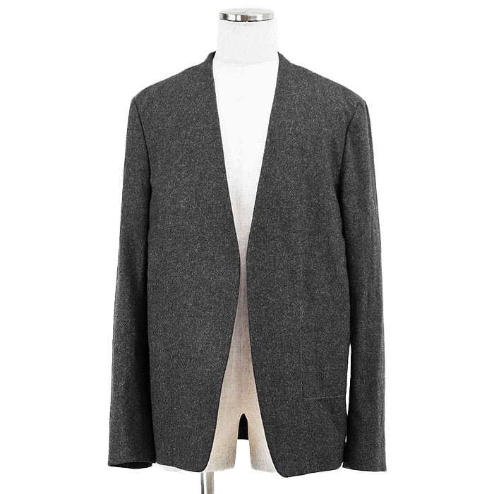 メゾンマルジェラ 2019年製 10 カラーレス テーラード  ジャケット メンズ ダークグレー 50 Maison Margiela