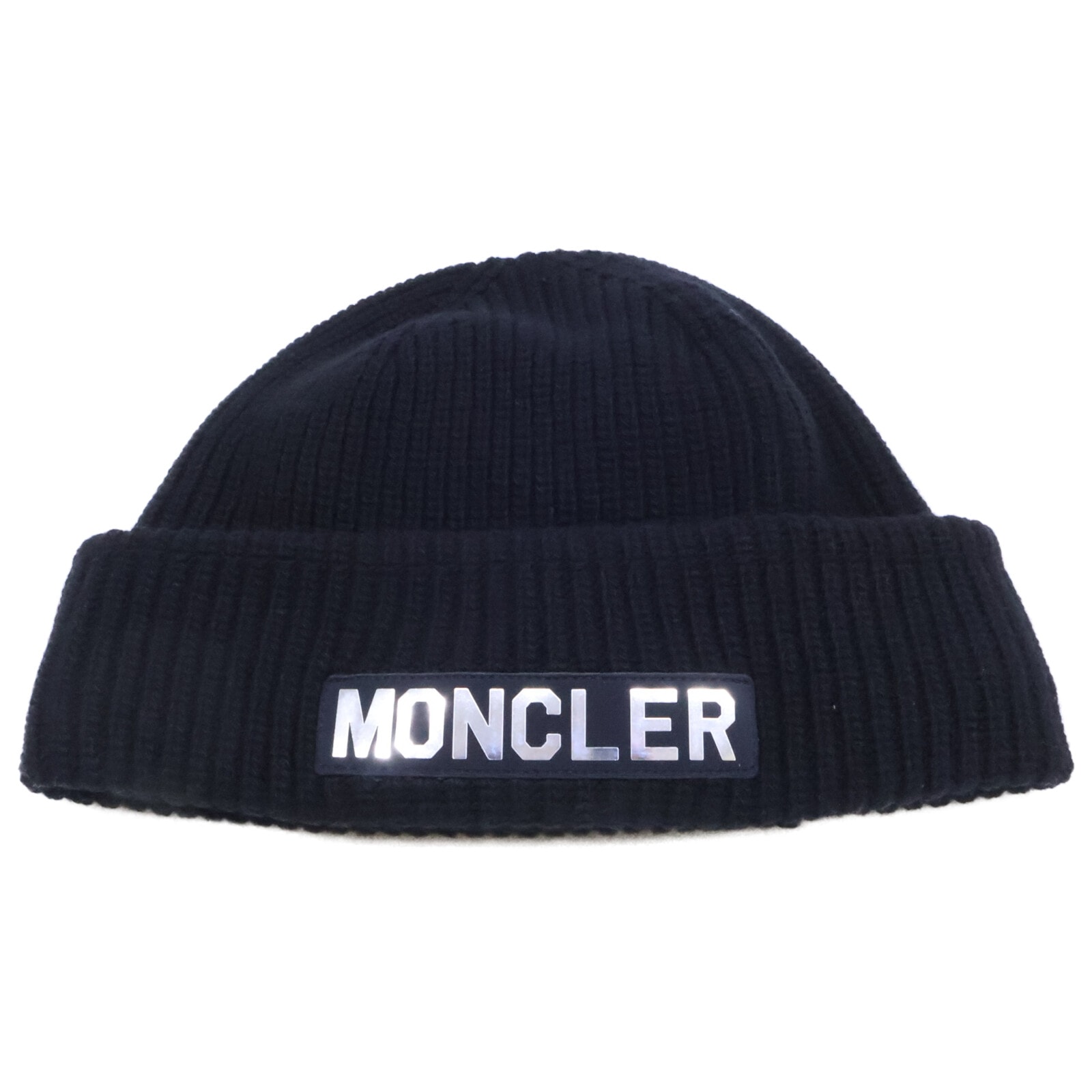 モンクレール 【美品/国内正規】23年製 I20913B00018 M1241 BERRETTO TRICOT ウール ニットキャップ