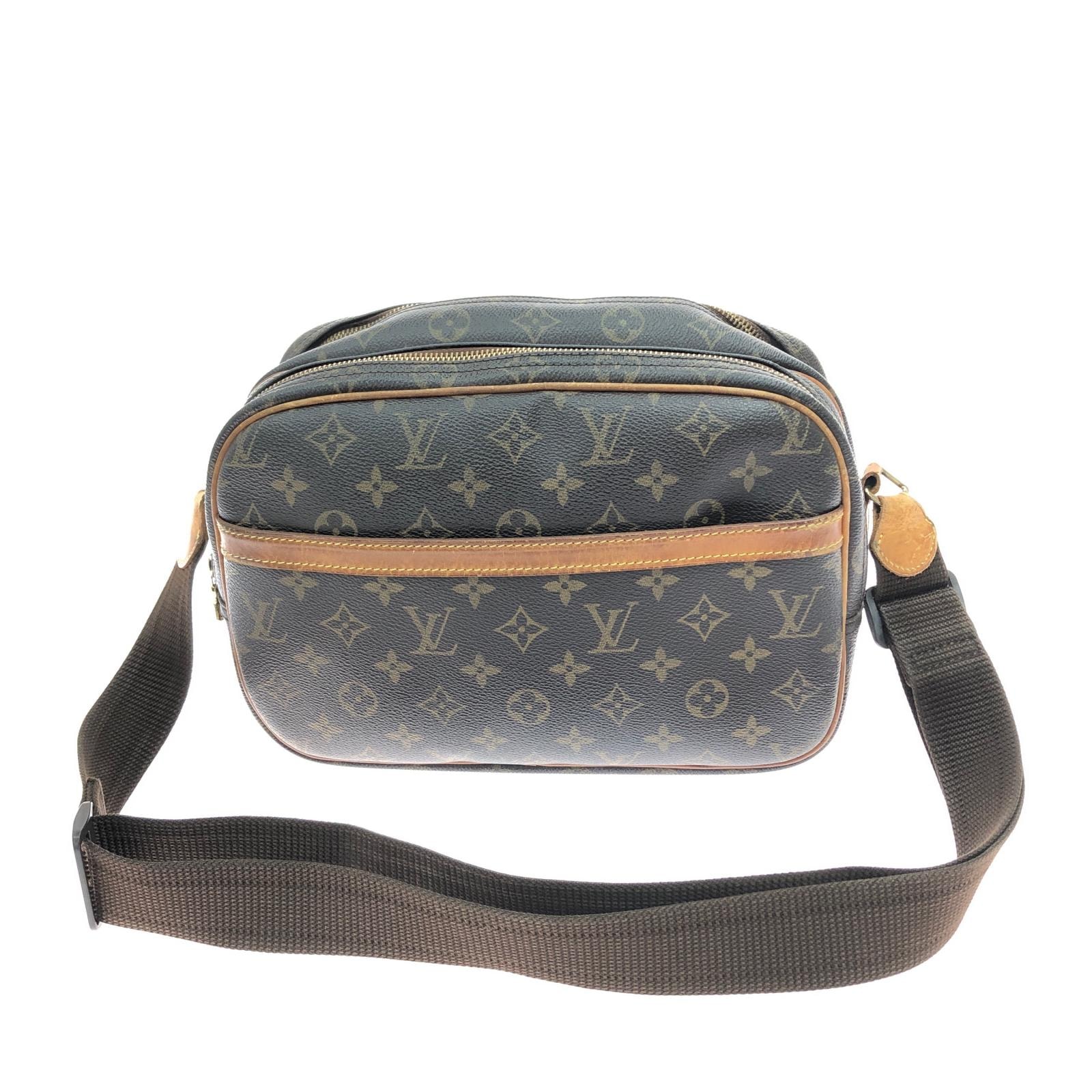 LOUIS VUITTON ルイヴィトン レディース ショルダーバッグ モノグラム リポーターPM ファスナー横破れ有 M45254