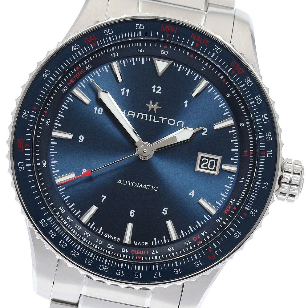 ☆美品 ハミルトン カーキ アビエーション コンバーター メンズ 【中古】