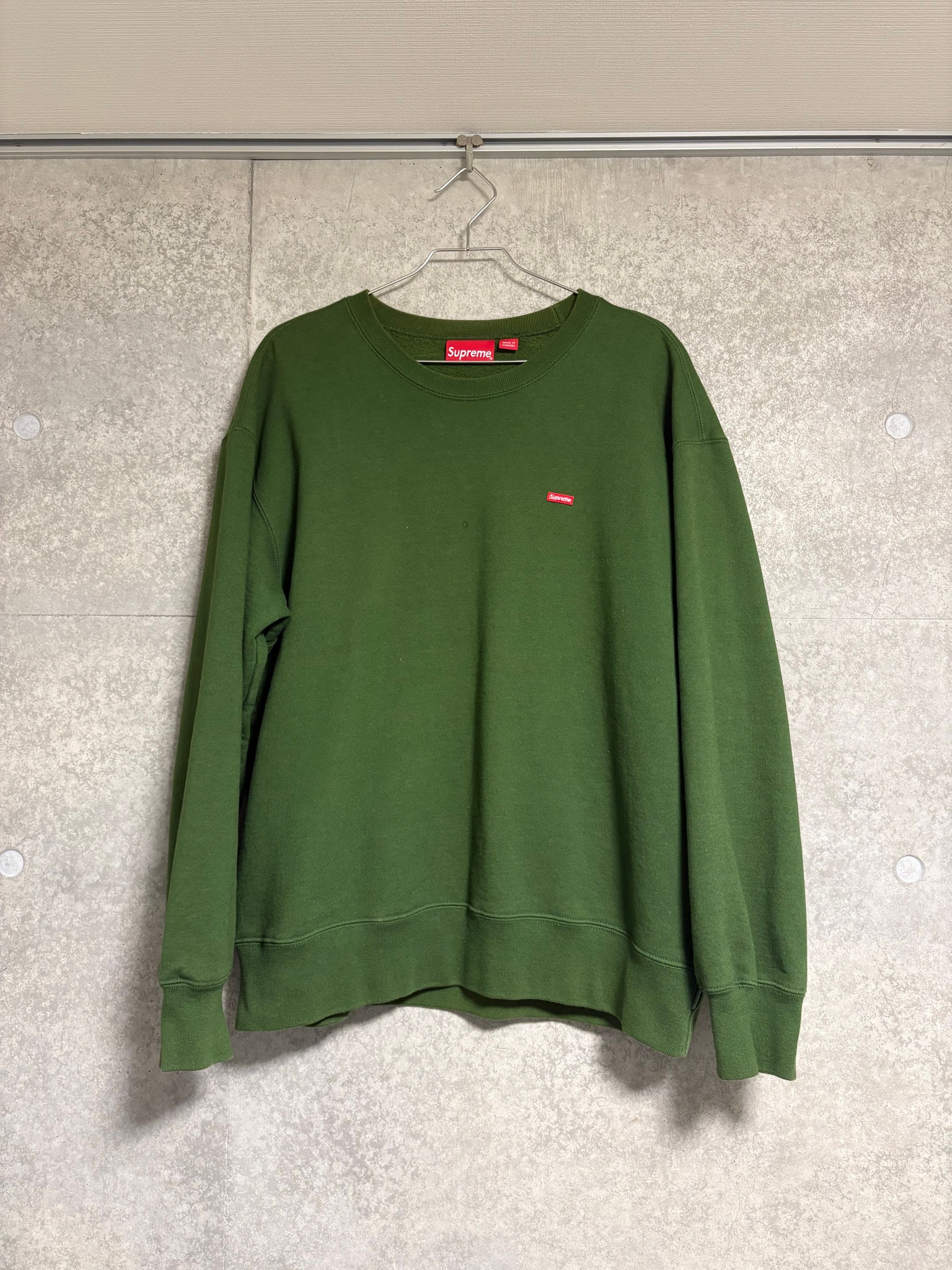 Supreme Small Box Crewneck "Olive"