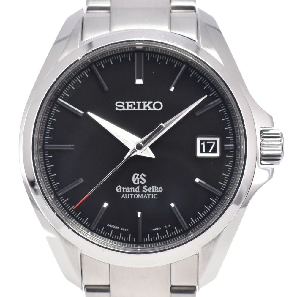 値下 セイコー SEIKO SBGR067/9S65-00F0 グランドセイコー メカニカル マスターショップ限定 ブラック メンズ 良品 腕時計 H#147772
