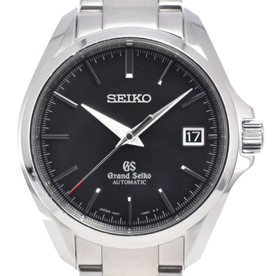 値下 セイコー SEIKO SBGR067/9S65-00F0 グランドセイコー メカニカル マスターショップ限定 ブラック メンズ 良品 腕時計 H#147772