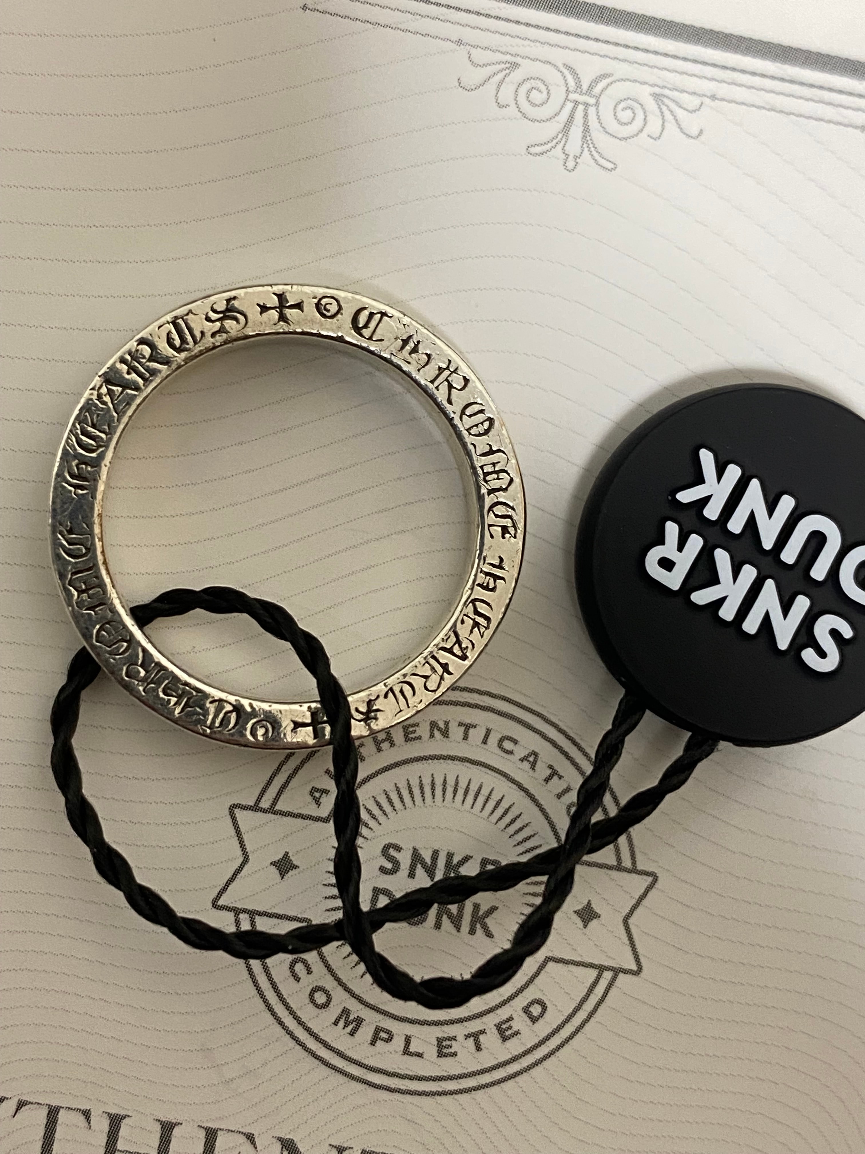 Chrome Hearts 3mm Spacer Ring "Silver"