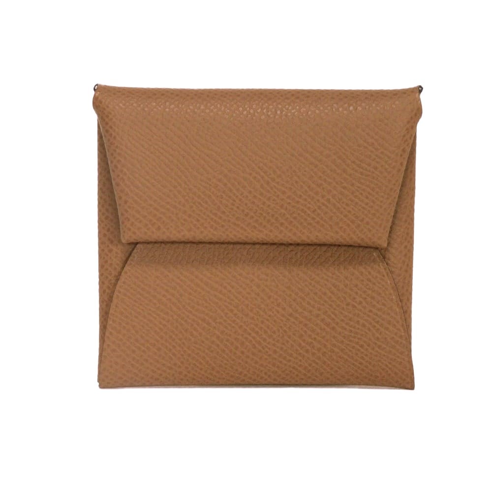 HERMES エルメス バスティア ヴェルソ ペパーミント パステル ブラウン バイカラー スナップボタン 小銭入れ 財布 未使用 ヴォーエプソン アルザン コインケース H078477CKAV