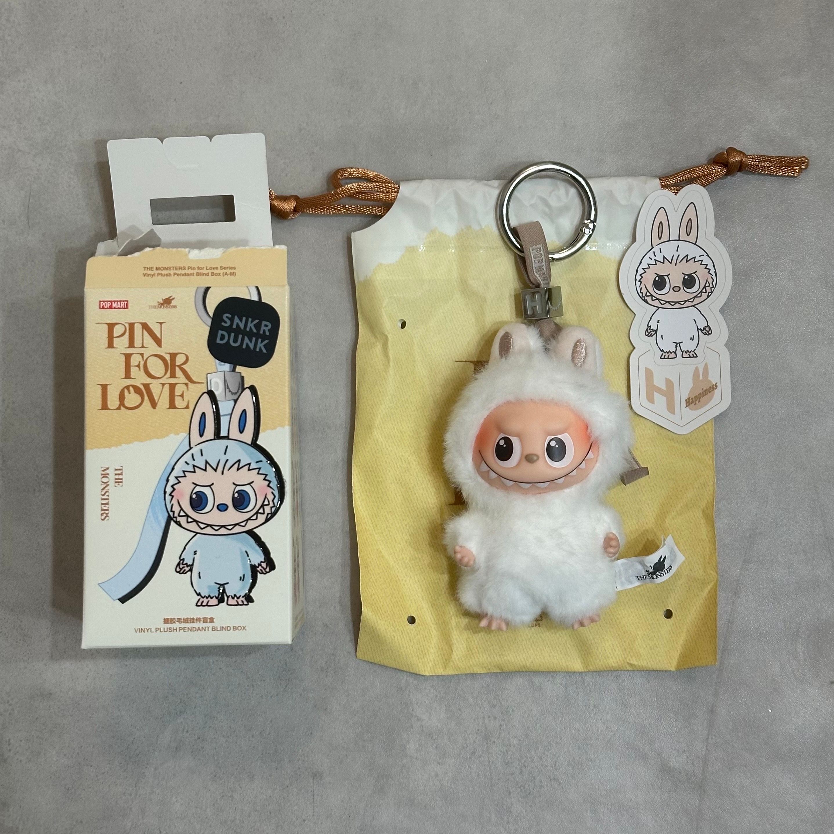 POP MART THE MONSTERS (LABUBU) Pin for Love Series-Vinyl Plush Pendant (A-M) H