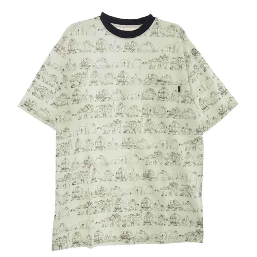 Supreme シュプリーム 90s archive アーカイブ 初期紙タグ Porno Ringer Pocket Tee ポルノ リンガー Tシャツ 半袖カットソー ホワイト系 ブラック系 M【中古】