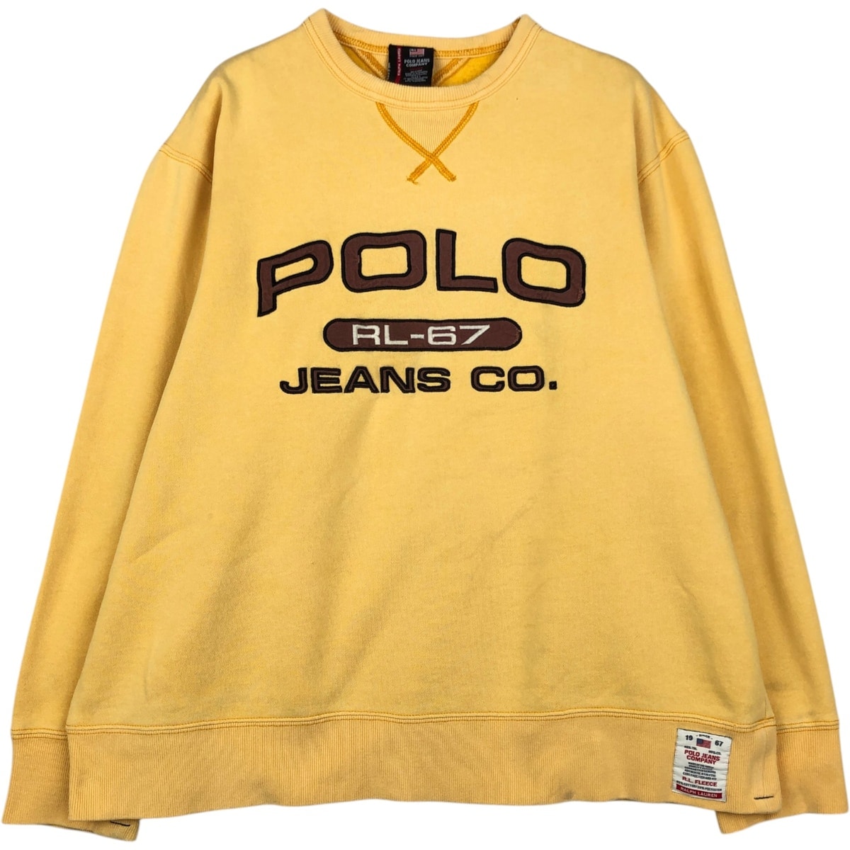 古着 ラルフローレン Ralph Lauren POLO JEANS COMPANY RALPH LAUREN ロゴスウェットシャツ トレーナー メンズM相当/eaa618791