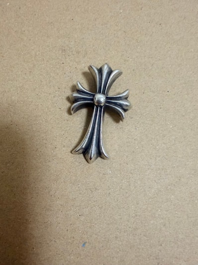 Chrome Hearts Small CH Cross Pendant "Silver"