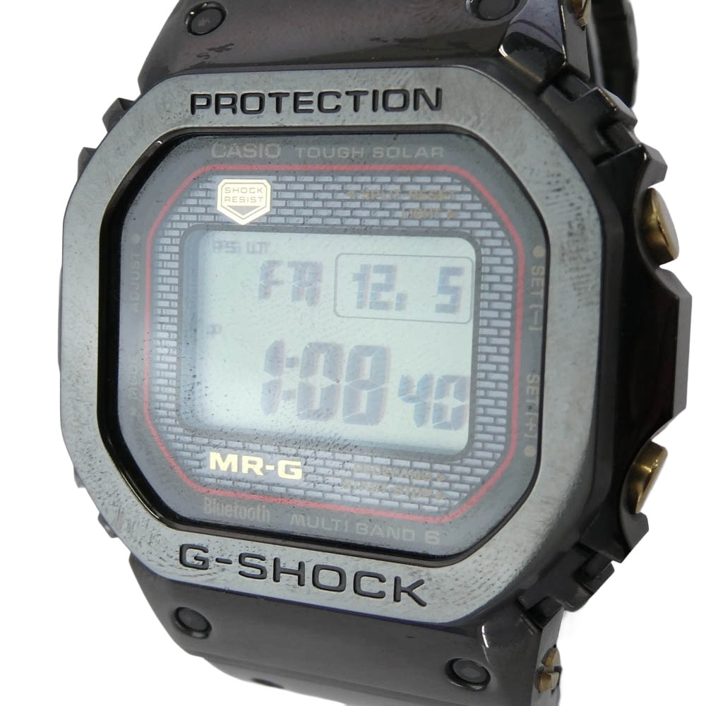 CASIO G-SHOCK カシオ ジーショック 時計 MRG-B5000B-1JR MRG-B5000 ソーラー 電波 チタン デジタル ウオッチ 腕時計 ブラック系【中古】