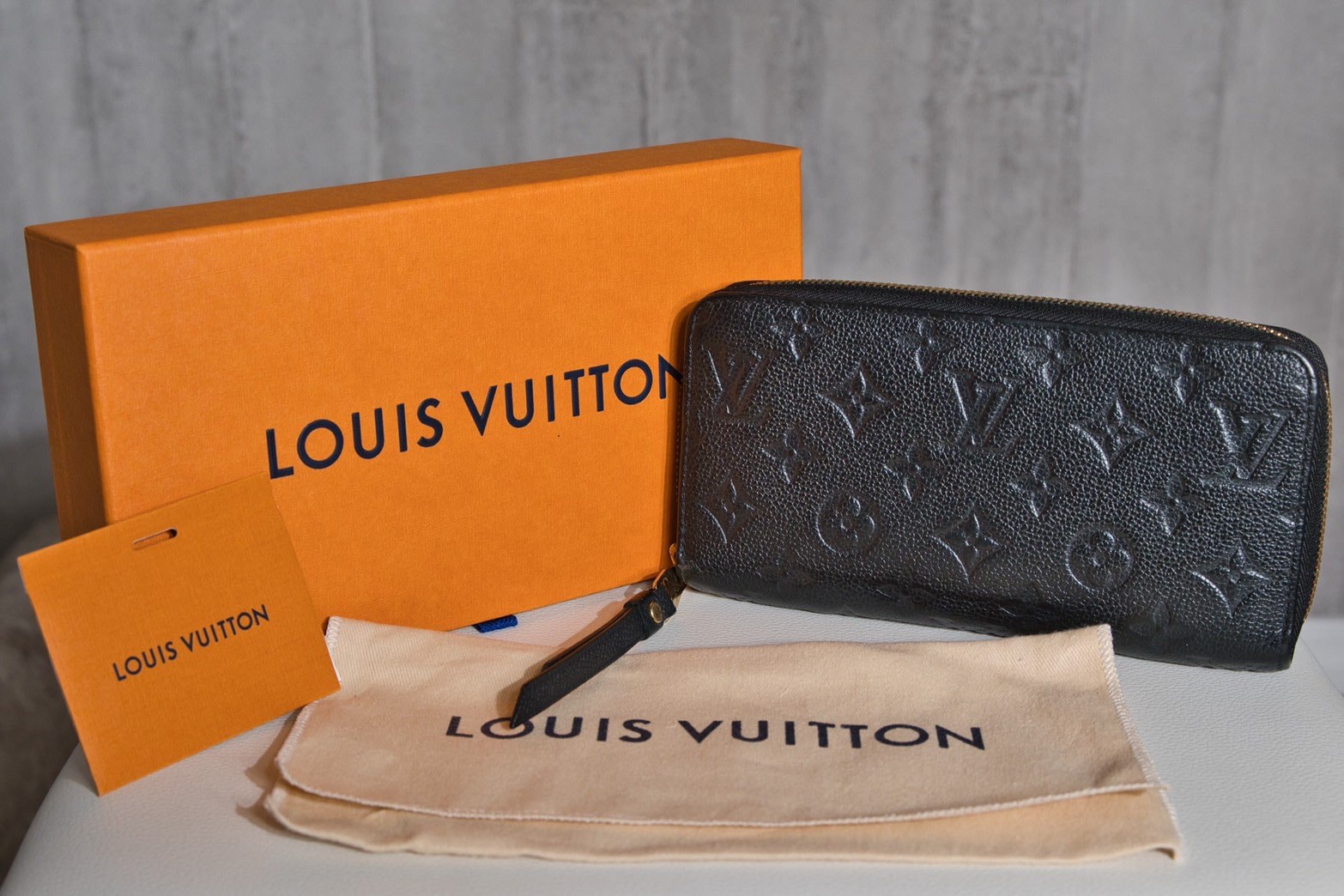 Louis Vuitton Zippy Wallet Monogram Empreinte "Noir"