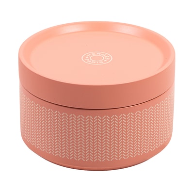 HERMES エルメス Boudoir box ブドワール ボックス MM ミディアム 311915M 04 インテリア ウッド レザー ピンク【中古】