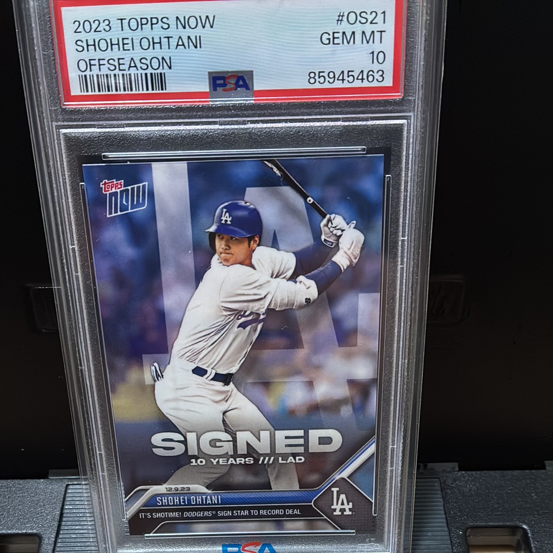 PSA10】大谷翔平 [722](2024 MLB トップスナウカード「50/50 Club 9/19