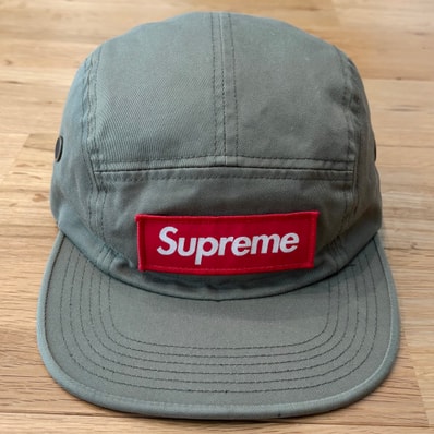 Supreme Military Camp Cap オリーブ ボックスロゴ ミリタリー シュプリーム キャップ