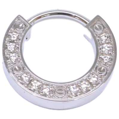 カルティエ B8301424 750WG LOVE/ラブ D0.05ct 12Pパヴェダイヤモンド シングル