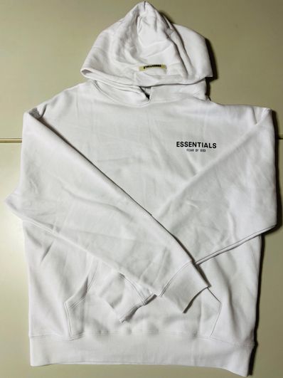 FEAR OF GOD ESSENTIALS Photo Pullover Hoodie "White"