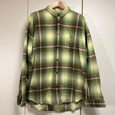 Supreme Shadow Plaid Flannel Shirt "Green"