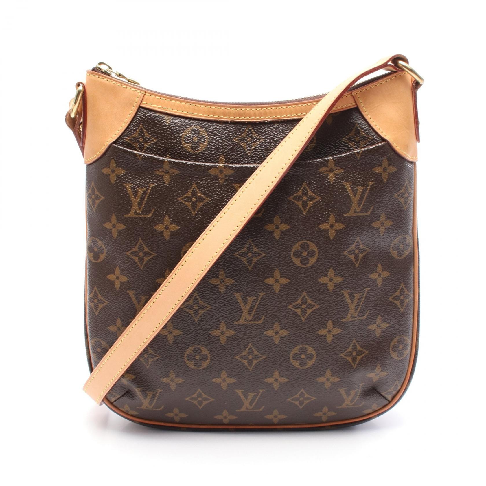 ルイ・ヴィトン LOUIS VUITTON オデオンPM ショルダーバッグ バッグ PVCコーティングキャンバス レザー モノグラム レディース ブラウン系 M56390 【中古】
