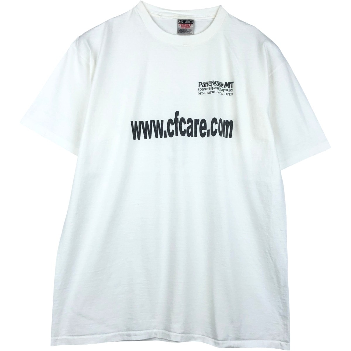 古着 90年代 オニータ ONEITA Pancreas MT アドバタイジングTシャツ メンズXL相当 ヴィンテージ/eaa654021