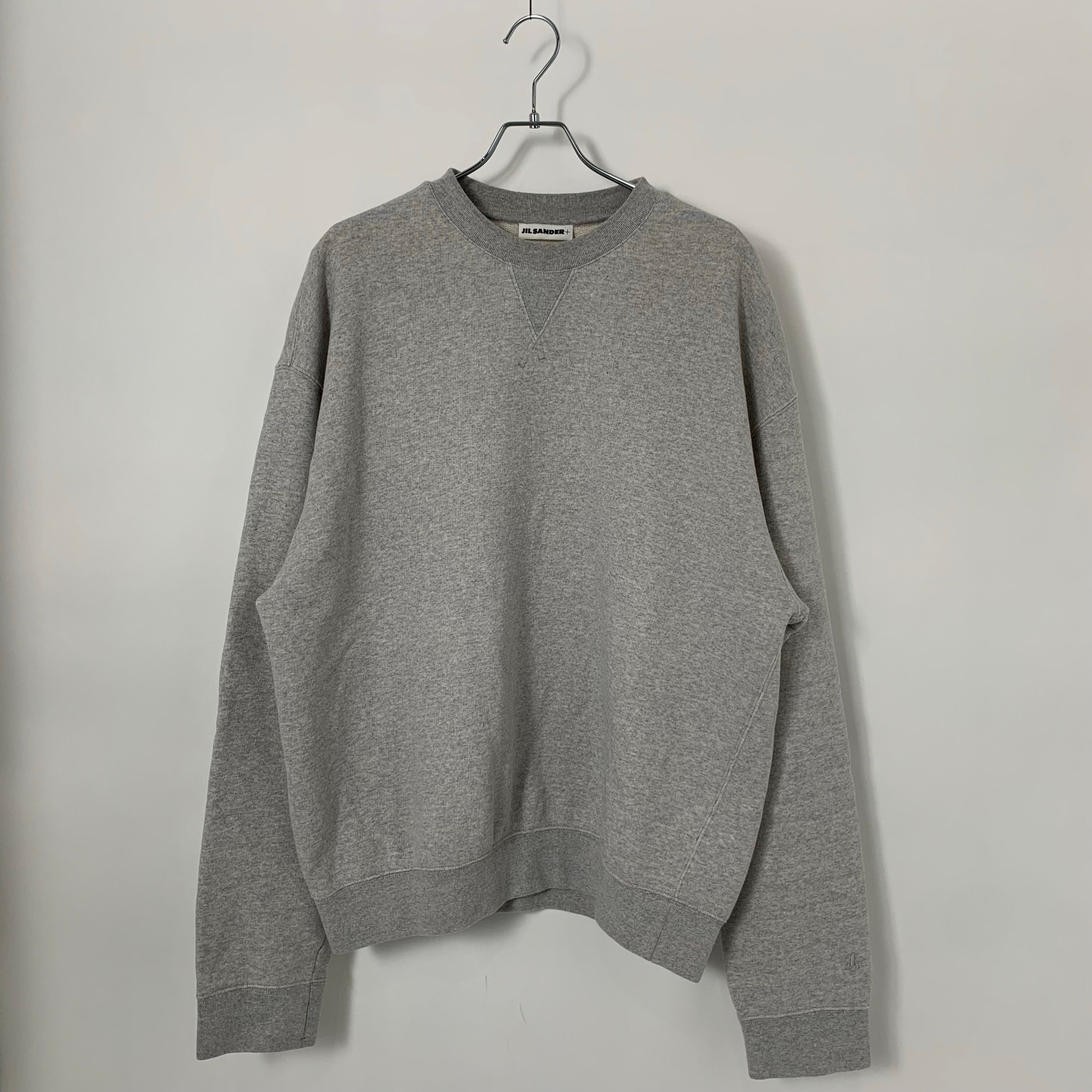 Jil Sander cotton crewneck sweatshirt Gray