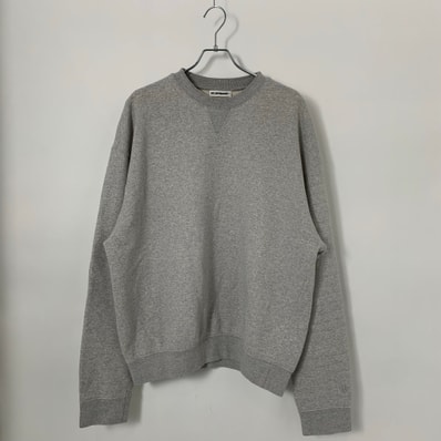 Jil Sander cotton crewneck sweatshirt Gray