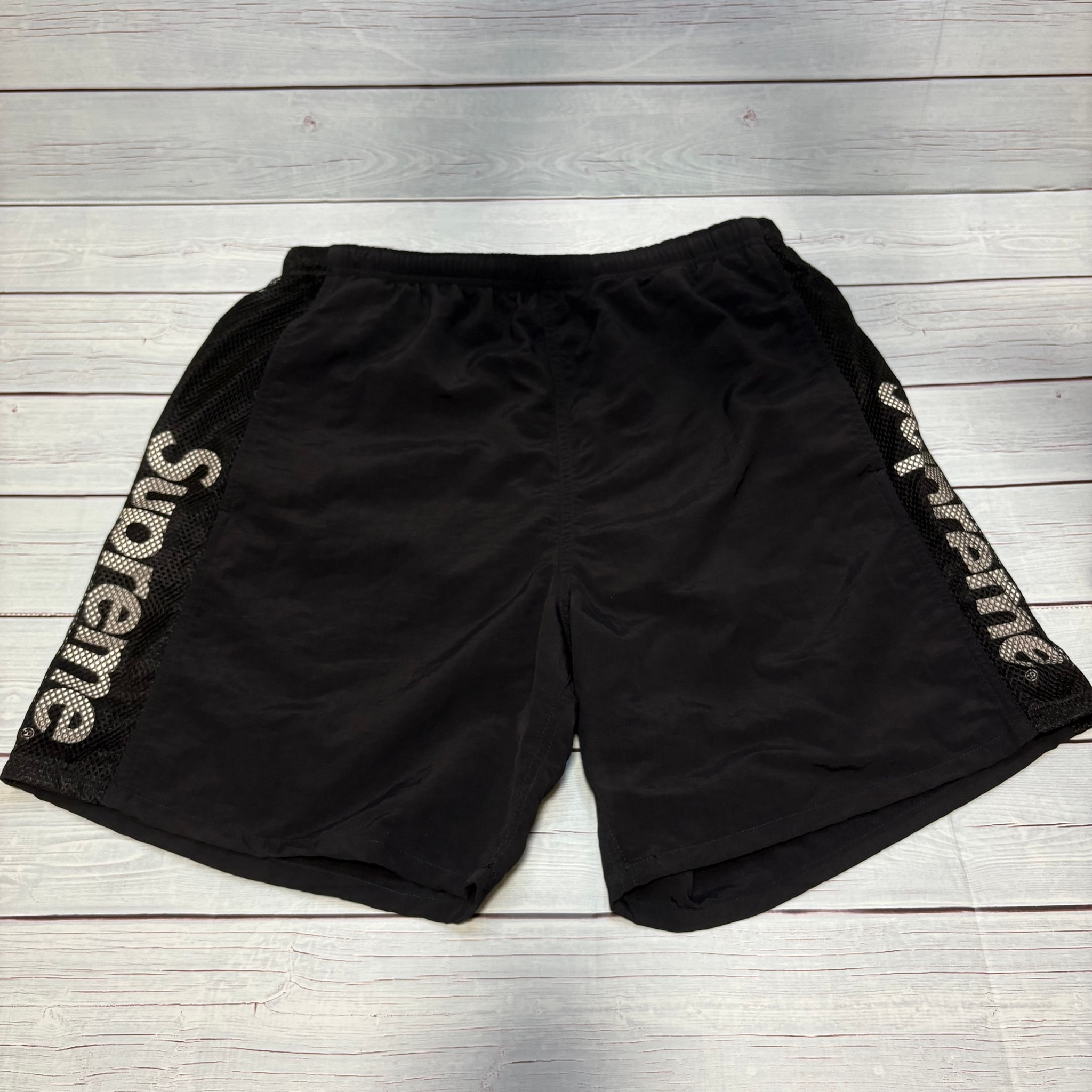Supreme Mesh Panel Water Short "Black"