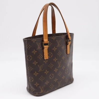 LOUIS VUITTON ルイ・ヴィトン モノグラム ヴァヴァンPM M51172 ハンドバッグ ブラウン ベージュ コーティングキャンバス レザー レディース