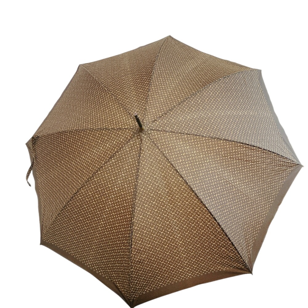 ルイヴィトン LOUIS VUITTON 傘 モノグラム パラプリュイ・ジブレ ブラウン