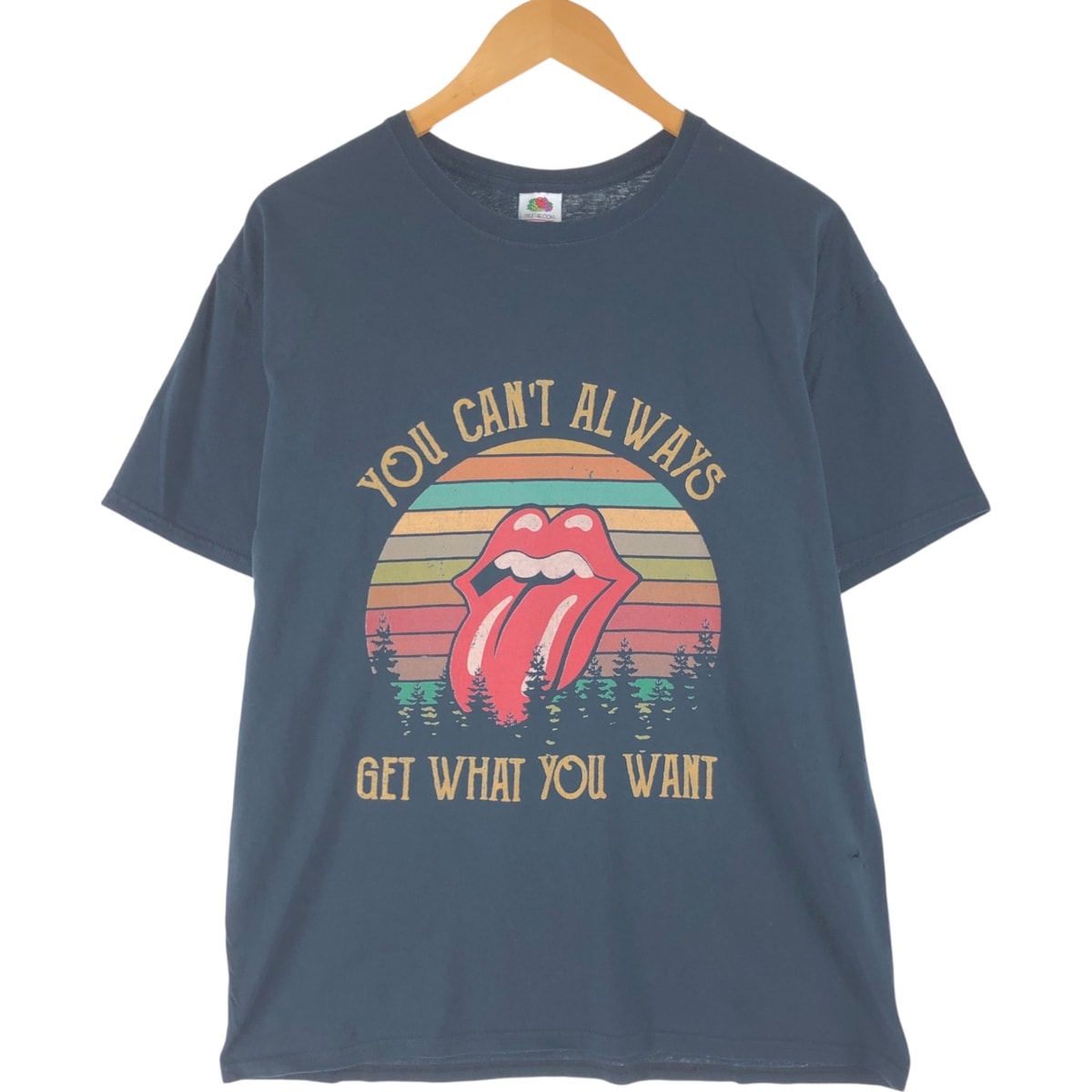 古着 フルーツオブザルーム FRUIT OF THE LOOM THE ROLLING STONES ローリングストーンズ バンドTシャツ バンT メンズL相当/eaa564699