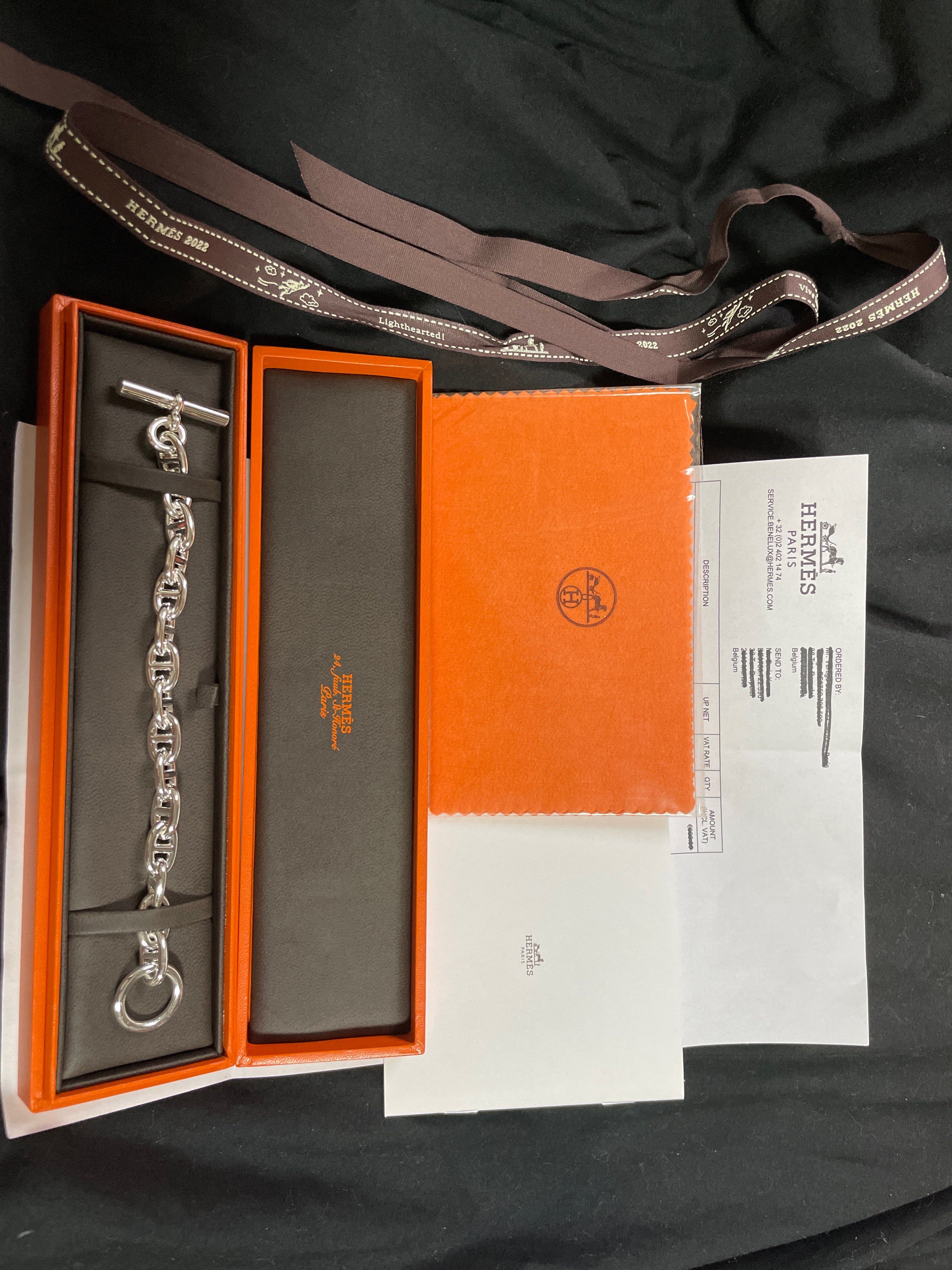 Hermes Chaine D'ancre MM Bracelet "Silver"