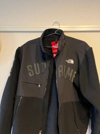 Supreme x The North Face Arc Logo Denali Fleece Jacket "Black"