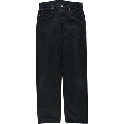 古着 90年代 リーバイス Levi's 501-0165 ブラックデニム ストレートデニムパンツ メンズw33相当 ヴィンテージ/eaa638376