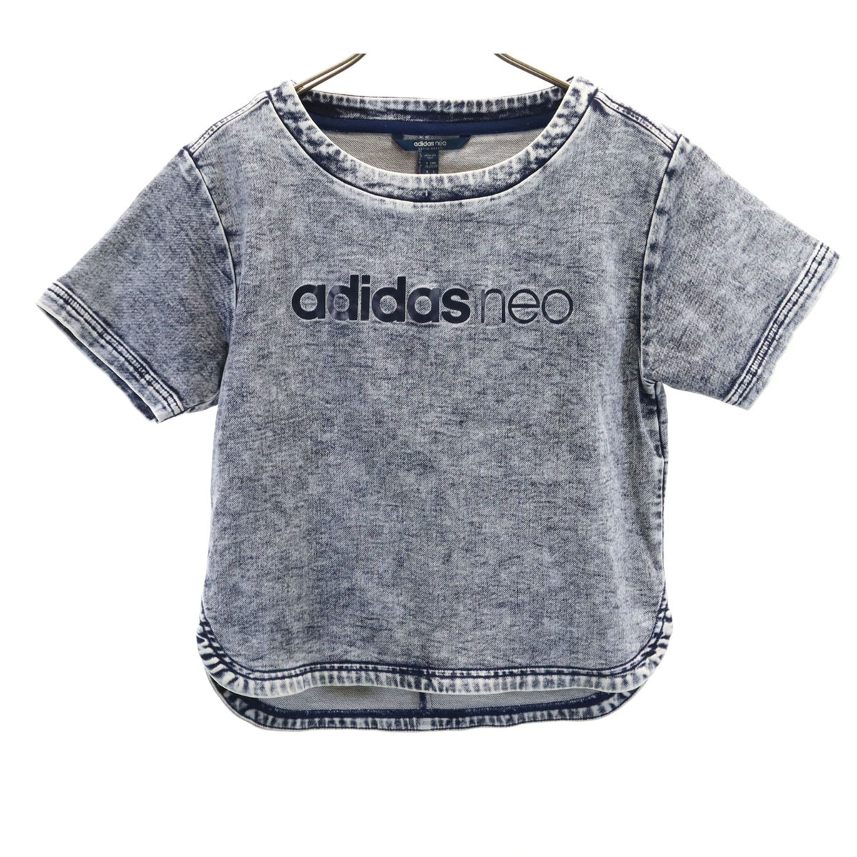 adidas NEO アディダスネオ 半袖 デニム Tシャツ XS インディゴ