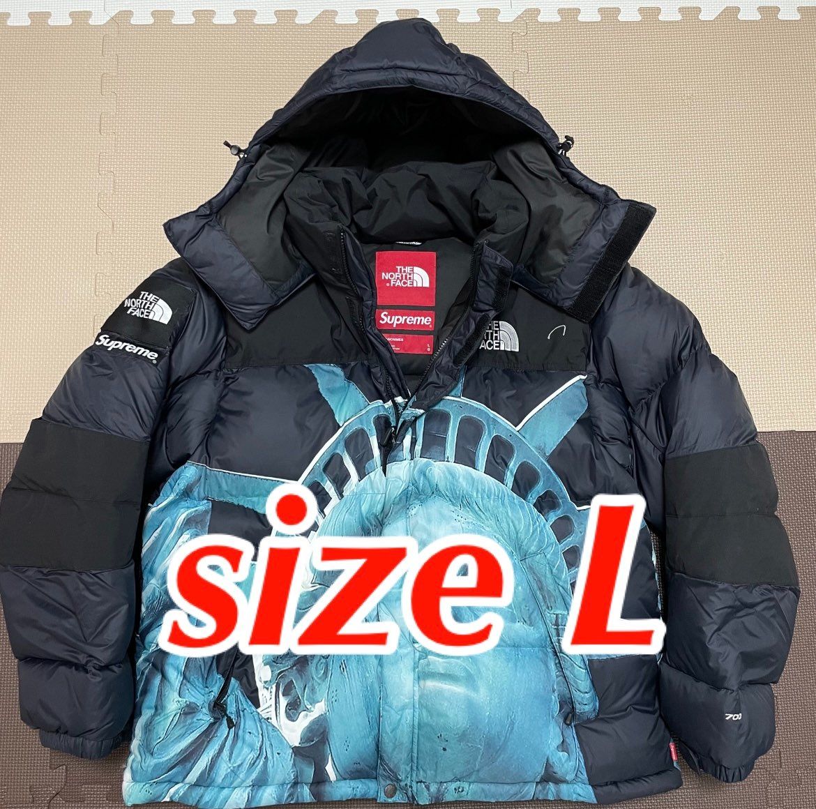 Supreme x The North Face Statue of Liberty Baltoro Jacket "Black"