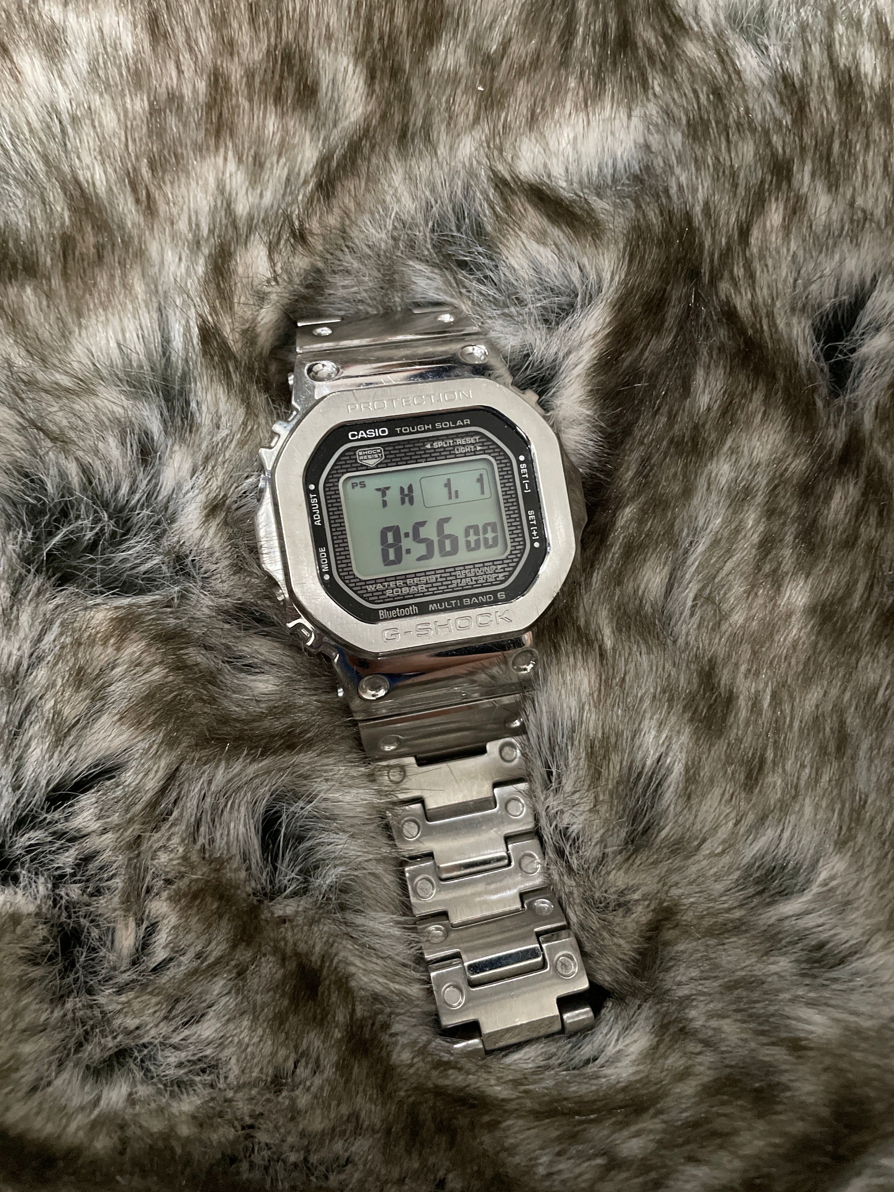 Casio G-Shock GMWB5000D-1 - 44mm in Stainless Steel