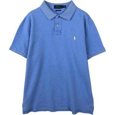 古着 ラルフローレン Ralph Lauren POLO RALPH LAUREN CUSTOM SLIM FIT 半袖 ポロシャツ メンズL相当/eaa643524