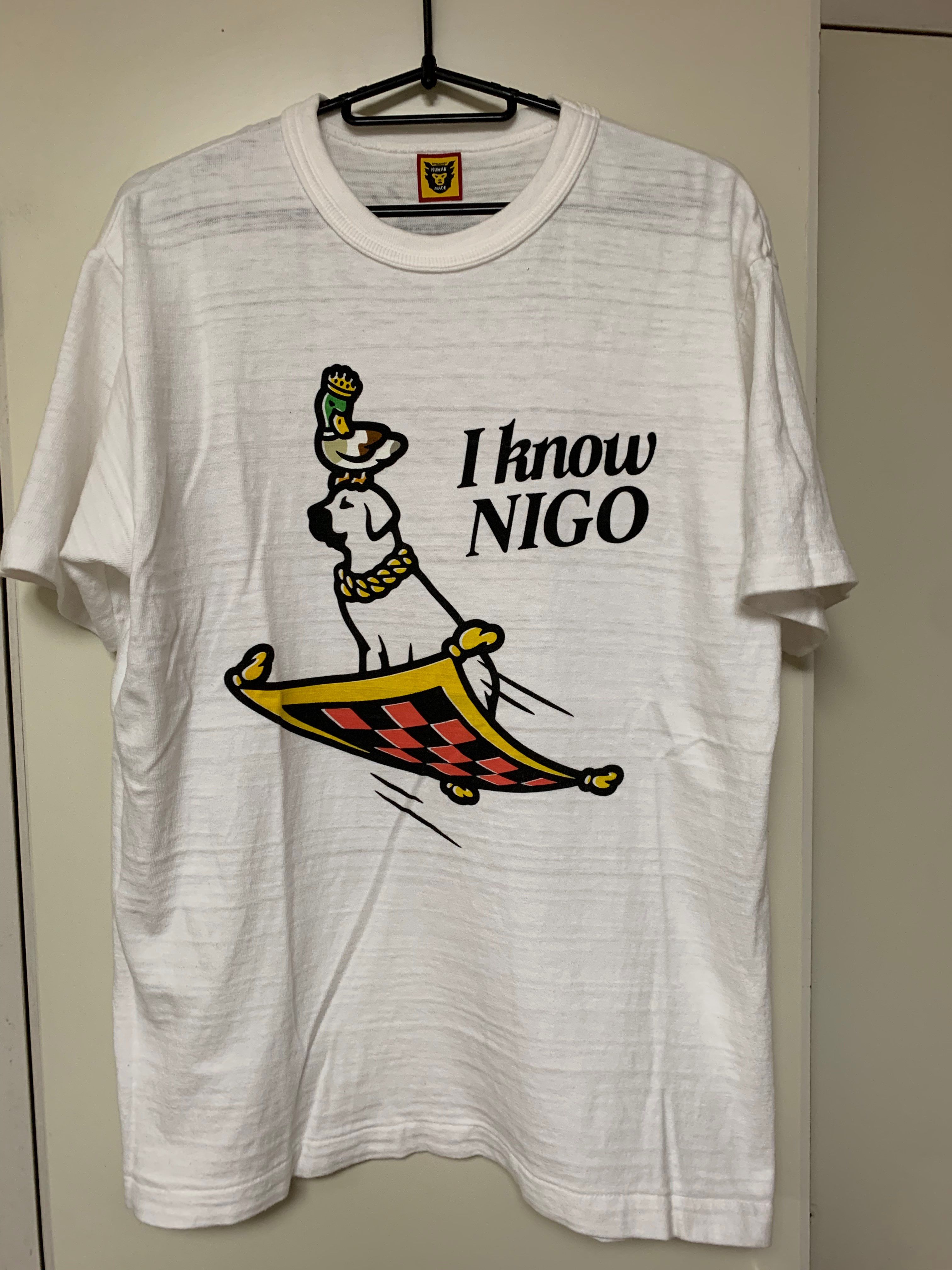 HUMAN MADE I KNOW NIGO T-SHIRT "White"